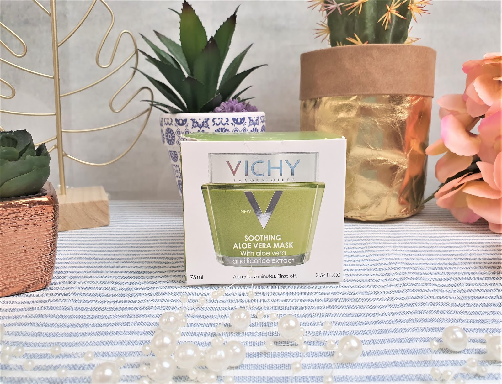 Kathryn S Loves Vichy Soothing Aloe Vera Mask Review