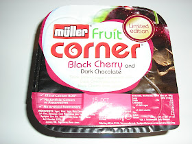 Muller Black Cherry and Dark Chocolate