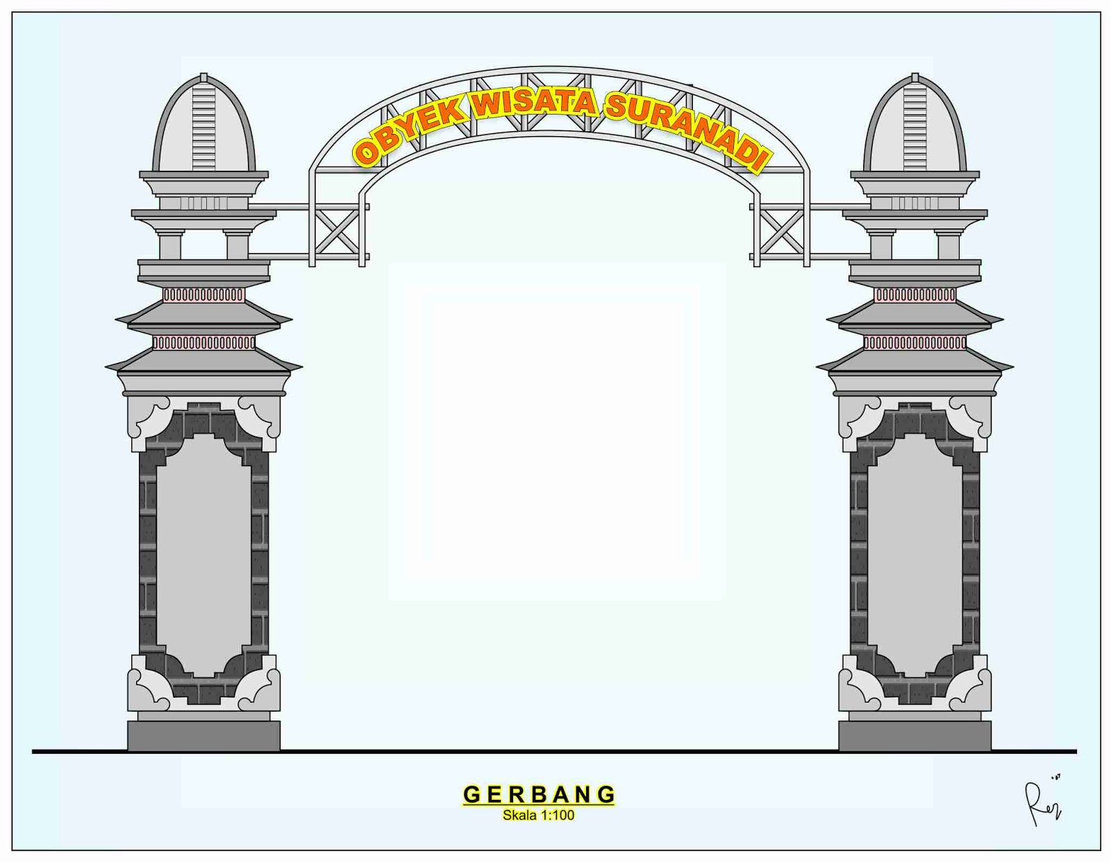 OREK OREK Arch Design lombok Island Tourism Region