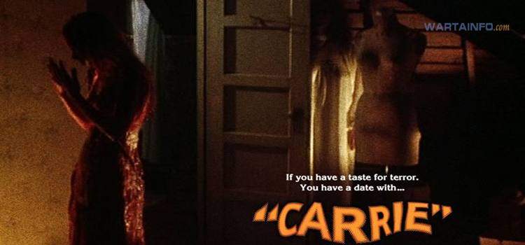 poster Carrie 1976 Film Horor terseram terbaik menakutkan sepanjang masa