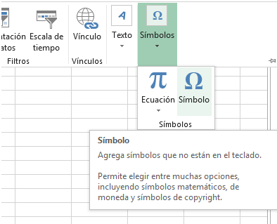 como insertar ecuaciones en excel