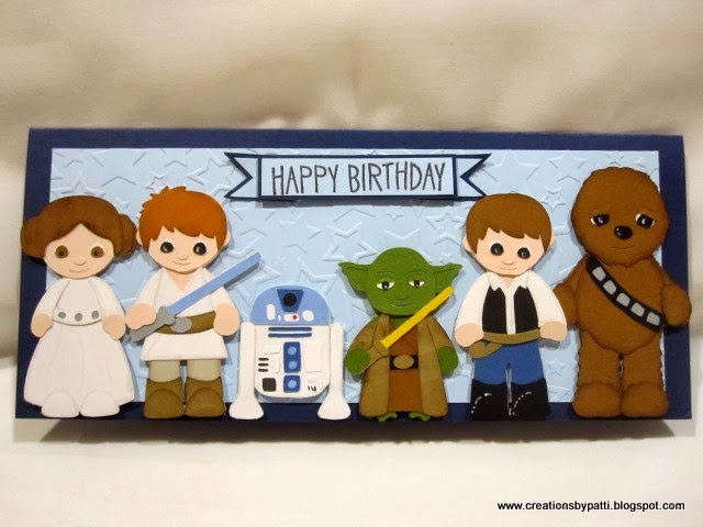 Download Creations by Patti: Star Wars Birthday Card