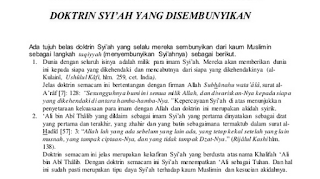 Download Ebook Gratis "Pengertian, Asal Mula, Ciri Pengikut, Doktrin, Dan Bahaya Syi'ah"