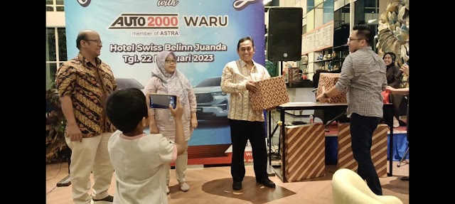 Sumbang 20 Persen Penjualan,Auto 2000 Waru Beri Apresiasi Kepada Customer Corporate