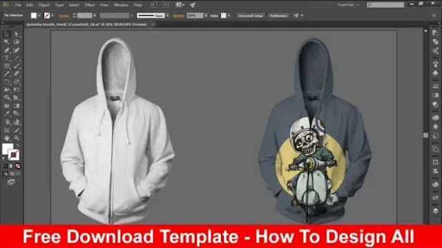 Download Template Jaket Gratis Langsung Sedot