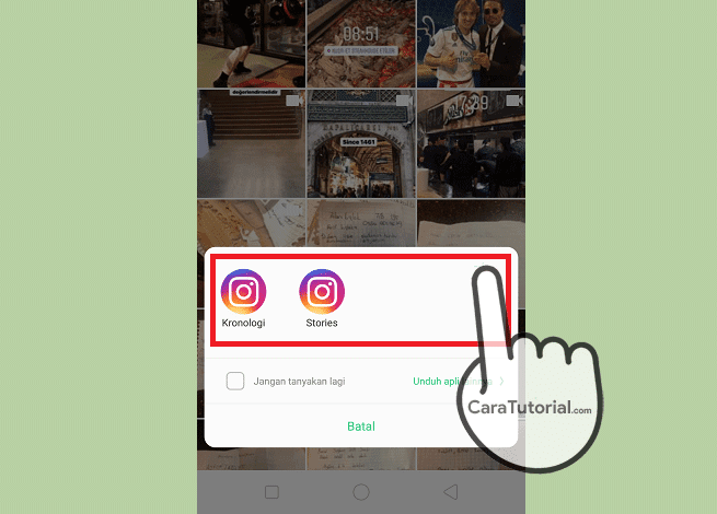 Cara Repost Story Instagram Orang Lain di Android