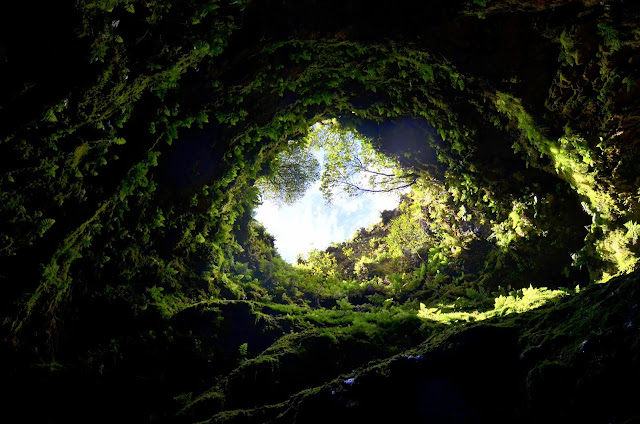 terceira azores portugal cueva algar do carvao