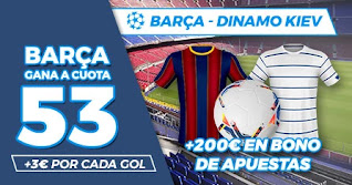 Paston Megacuota Barcelona vs Dynamo Kiev 4-11-2020