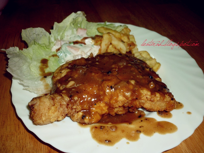 Chill with me bebeh !: resepi chicken chop