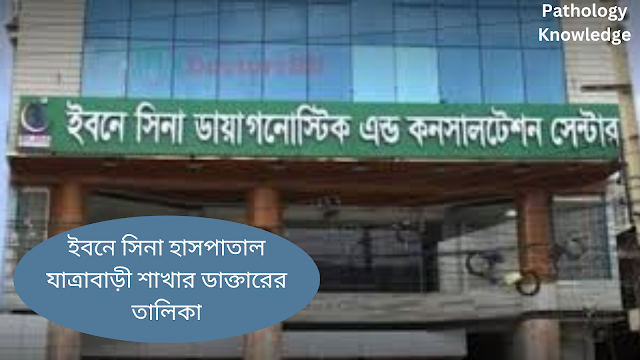 ইবনে সিনা হাসপাতাল যাত্রাবাড়ী শাখার ডাক্তারের তালিকা