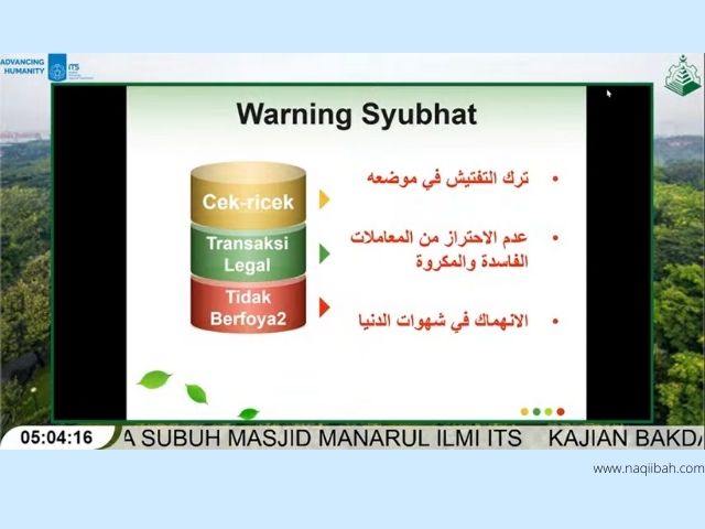 Warning Syubhat