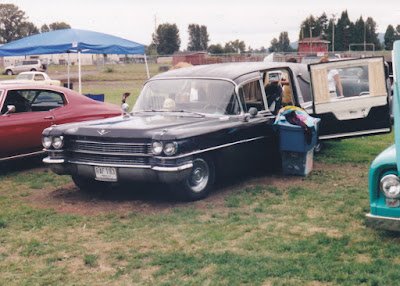 1963 Cadillac Hearse at the 2004 Unique Tin Car Show in Longview, Washington