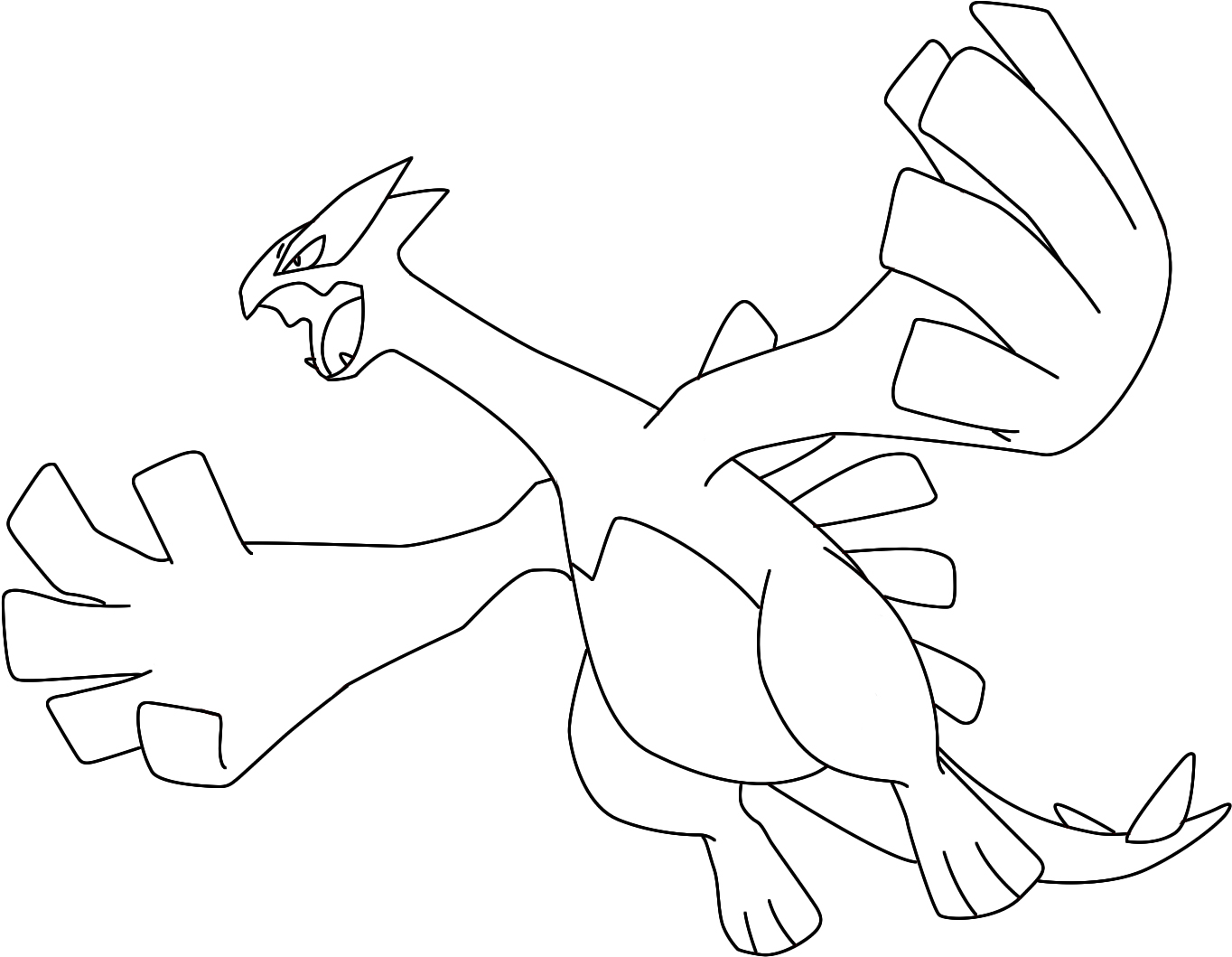 How To Draw Lugia - Draw Central