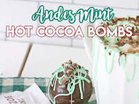 HOT COCOA BOMBS WITH A MINTY TWIST