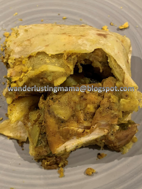 Aneal's Chicken Curry Roti