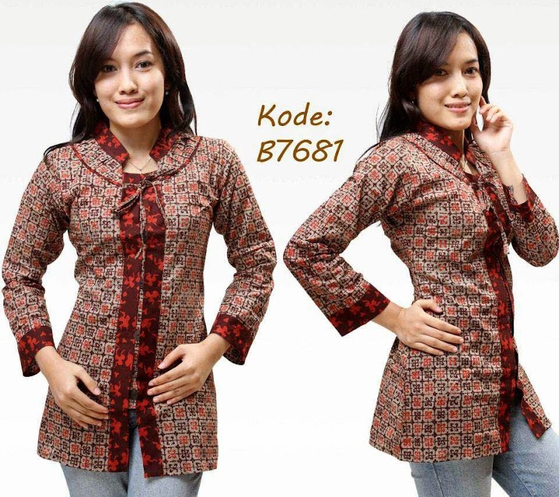 25+ Terpopuler Model Baju Batik Guru Wanita Gemuk, Baju Guru