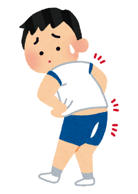 運動服が小さくなってしまった男の子のイラスト かわいいフリー素材集 いらすとや