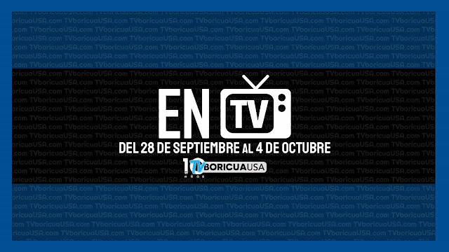 television puerto rico 28 septiembre al 4 octubre 2020