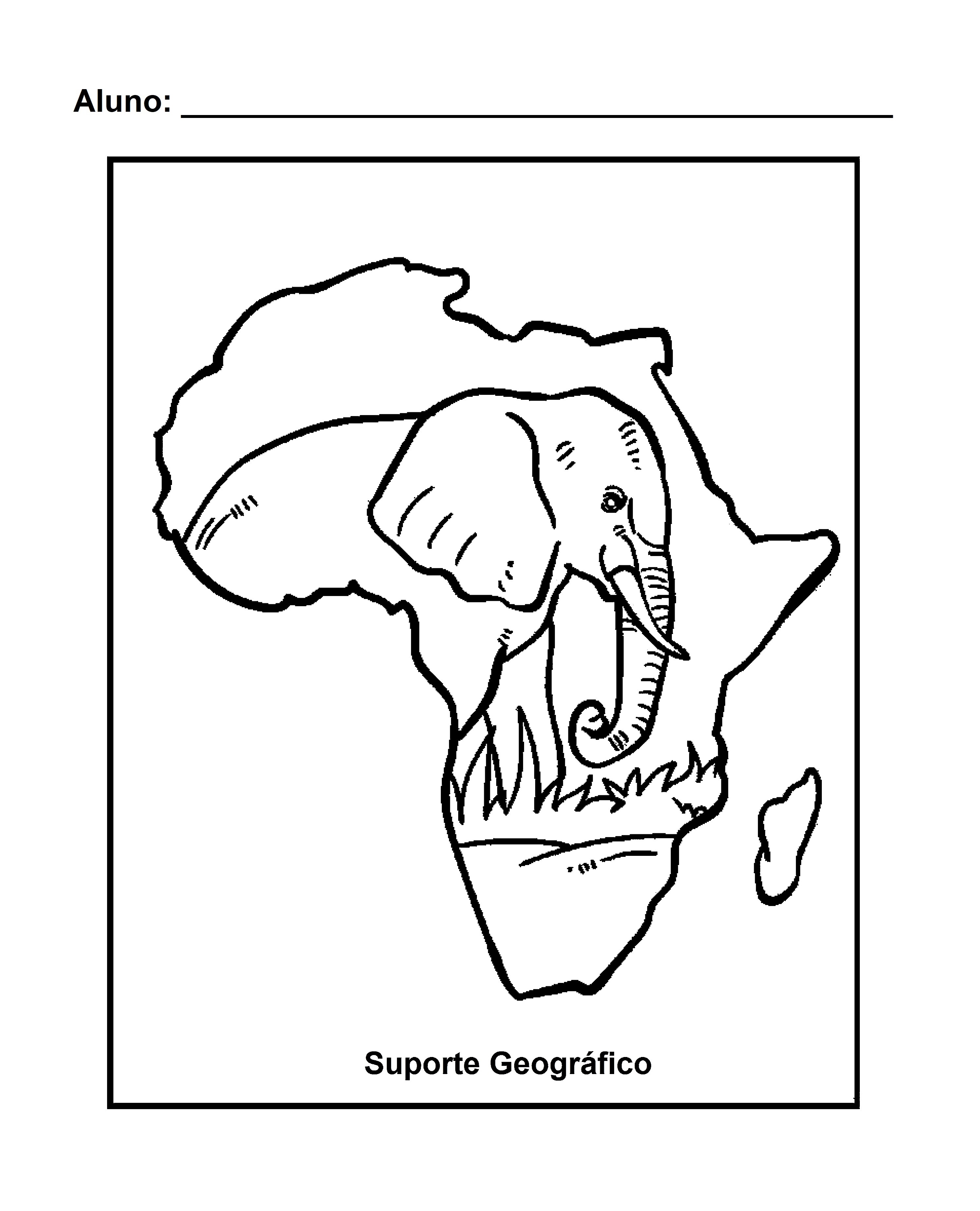 Suporte Geográfico - 6 Atividade Consciência Negra em PDF - modelo II Link