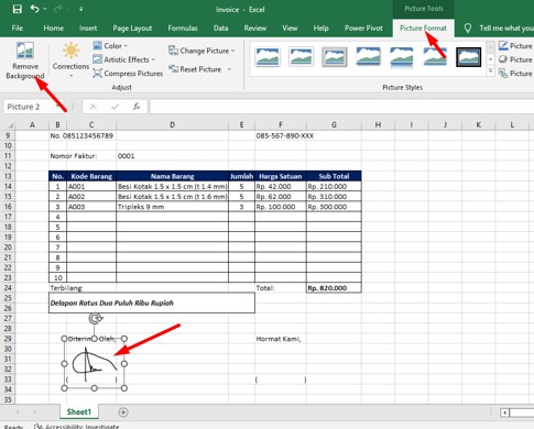 Cara Menambahkan Tanda Tangan Di Excel Tanpa Scan