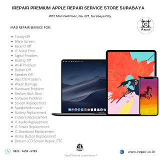 Berikut ini adalah Daftar Kode Error pada Apple iPad