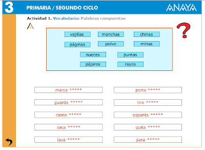 Resultado de imagen de palabras simples y compuestas