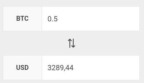 Masukkan jumlah Koin yang akan Anda hitung harganya dan lihat berapa harganya. Anda juga bisa membalikan dari BTC ke USD lalu di ganti USD ke BTC.