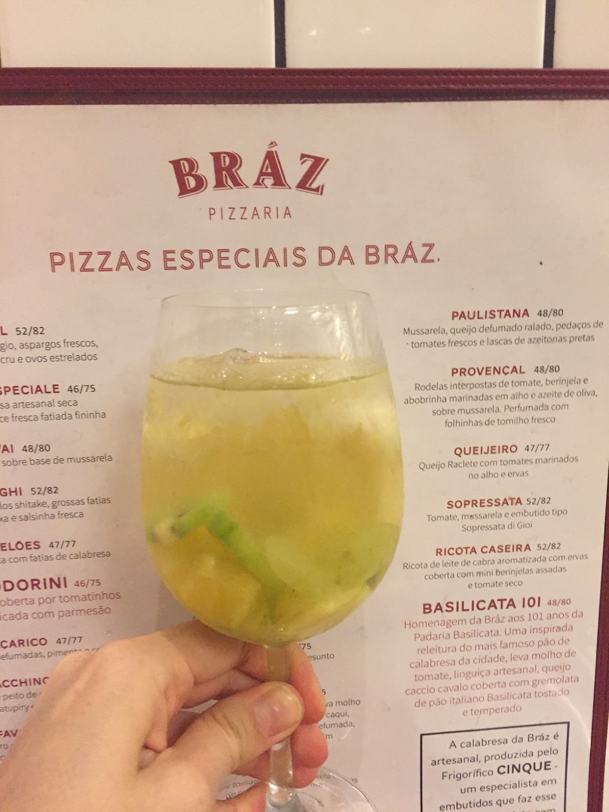 Cardápio — Bráz Pizzaria