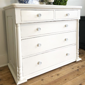 lilyfield life hand painted white drawers