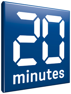 20 minutes sign