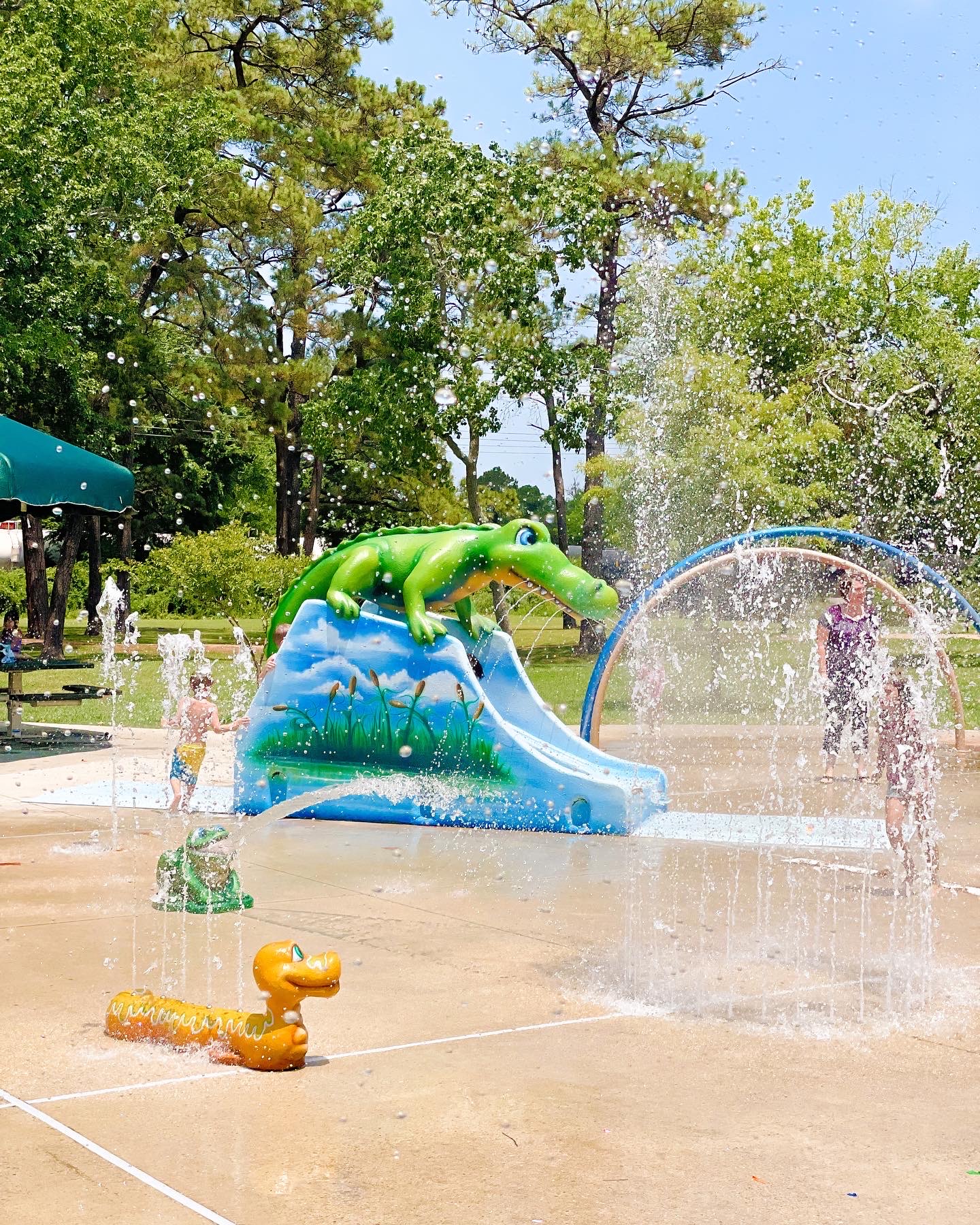 Splash Pad at Jenkins Park in Baytown