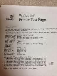 Printer Test Page