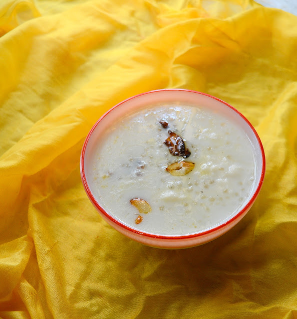 Sago Kheer | Javarisi Payasam | Tamil New Year Recipe