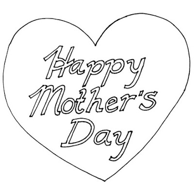 mothers day coloring pages carriage