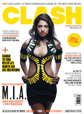 M.I.A. en la Portada de la Revista Clash (Julio 2010)