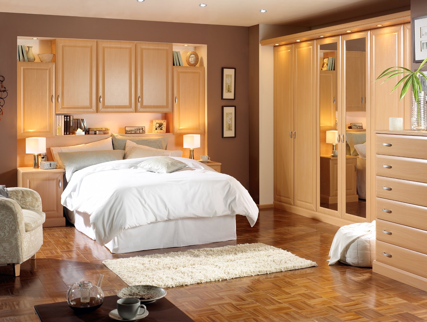 interior color schemes Bedrooms cupboard designs pictures.