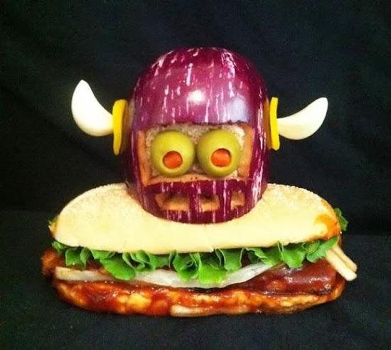 Sandwiches become Works of Art