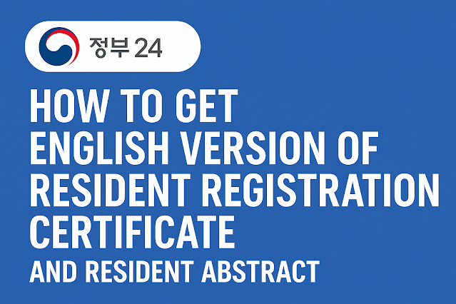 Apply for Resident Registration Certificate (English)