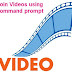 (PC) How to join various video files into one video file without any software.?