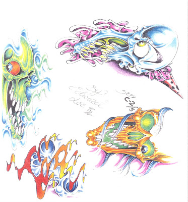 Tattoo Flash Ed Lee Set 3