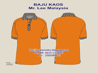 BAJU KAOS BATIK PESANAN MR LEE MALAISYA