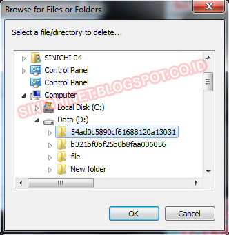  folder yang akan kita hapus kemudian tekan tombol Del atau Shift  CARA MUDAH MENGATASI FILE/FOLDER TIDAK BISA DIHAPUS