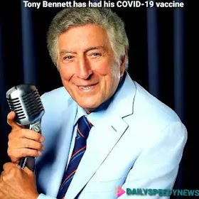 Tony Bennett has had his COVID-19 vaccine