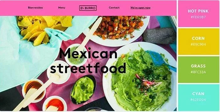 50 cách phối màu theo chủ đề đẹp và chất cho website