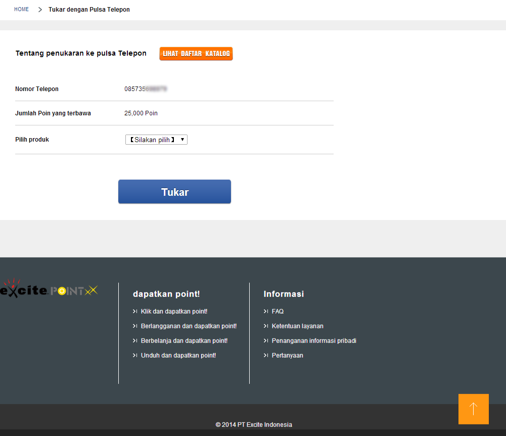 Cara Mendapatkan Pulsa Gratis Dari Excite POINT