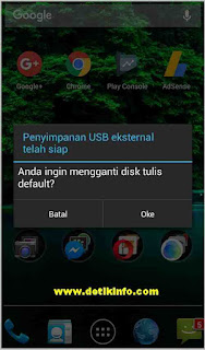 Cara Mengganti Penyimpanan Default android ke Flashdisk