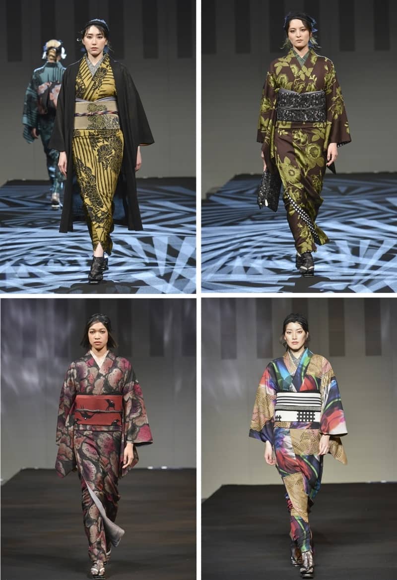 Modern Kimono designed by Jotaro Saito for Autumn/Winter Collection