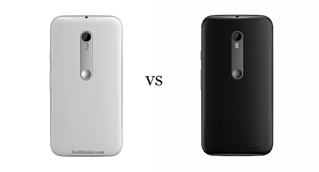 Motorola Moto G 3rd Generation : White vs Black