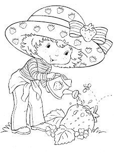coloring pages fun strawberry shortcake coloring pages
