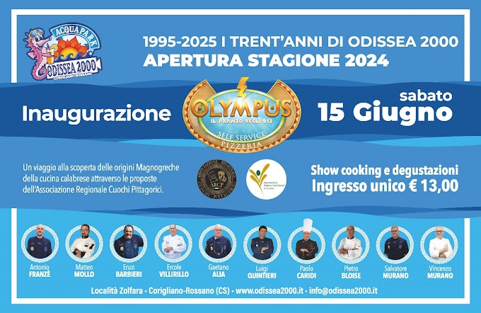 Con ''Odissea 2000' parte l'estate del sud